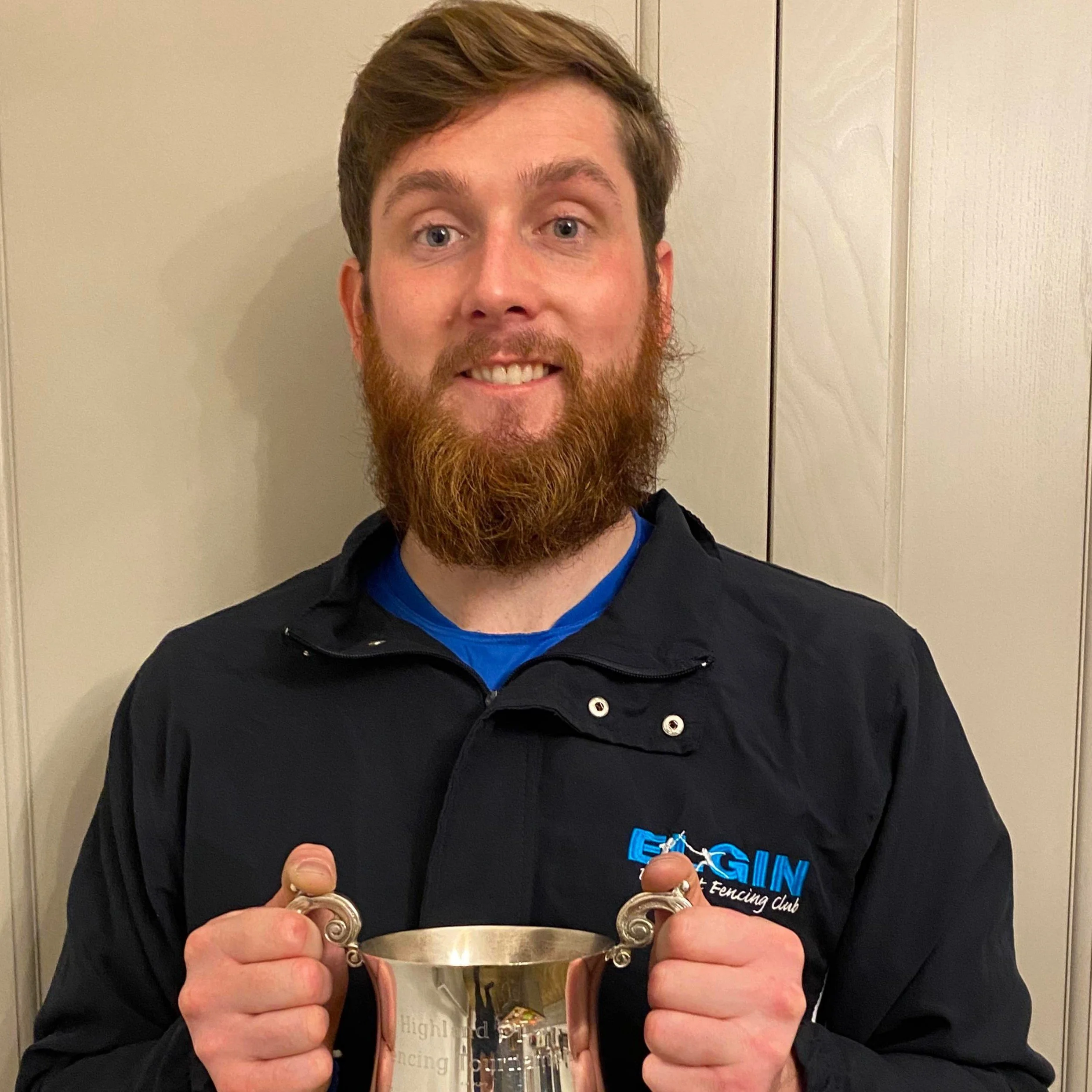 Callum Sutherland Highland Open with trophy