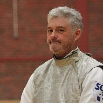 Kevin Milne in foil kit